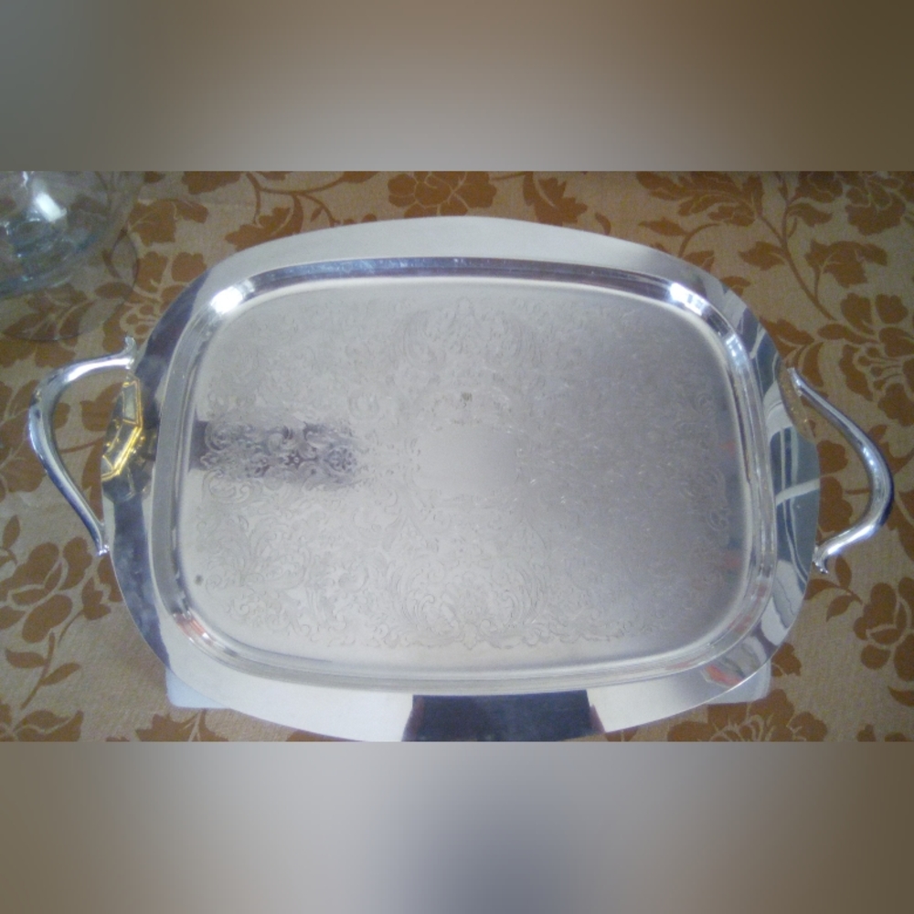 Wallace silver tray.